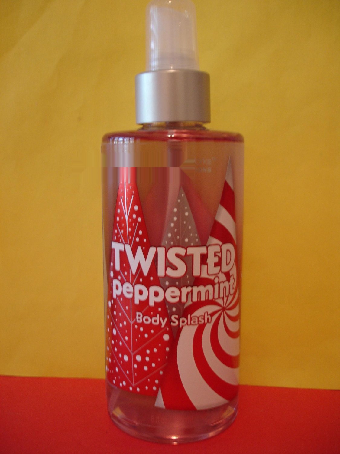 Bath & Body Works Twisted Peppermint Splash Large Full Size