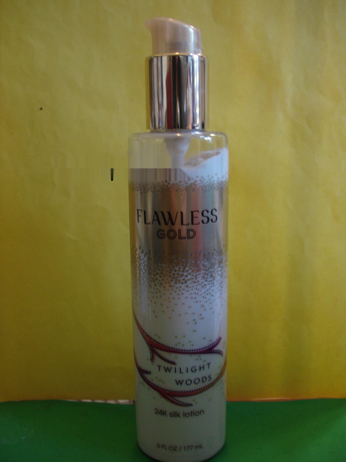 Bath & Body Works Twilight Woods Flawless Gold 24K Silk Lotion Full Size
