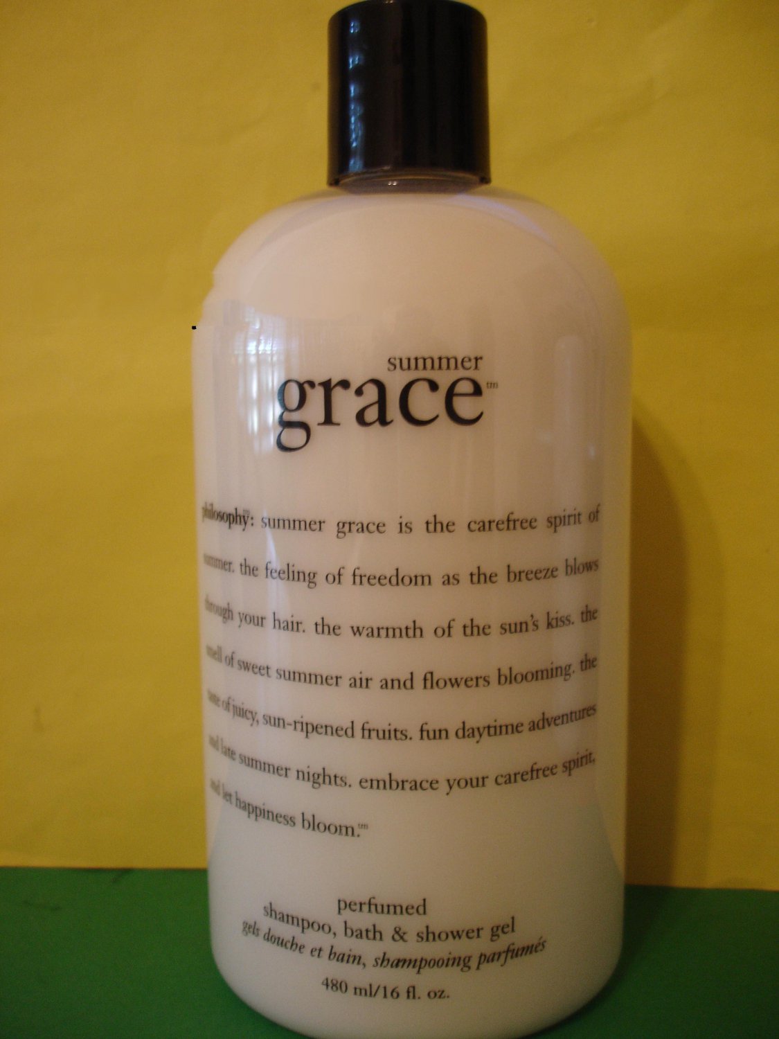 Philosophy Summer Grace 3 in 1 Shampoo, Bubble Bath & Shower Gel 16 oz