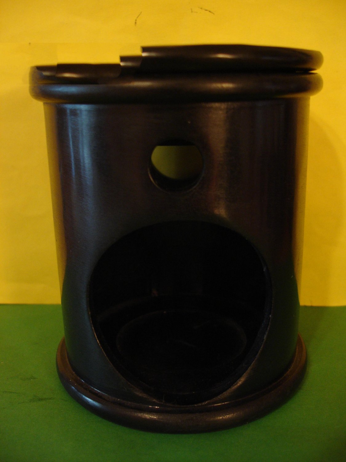 Bath & Body Works Slatkin Black Home Fragrance Oil Stone Warmer Burner