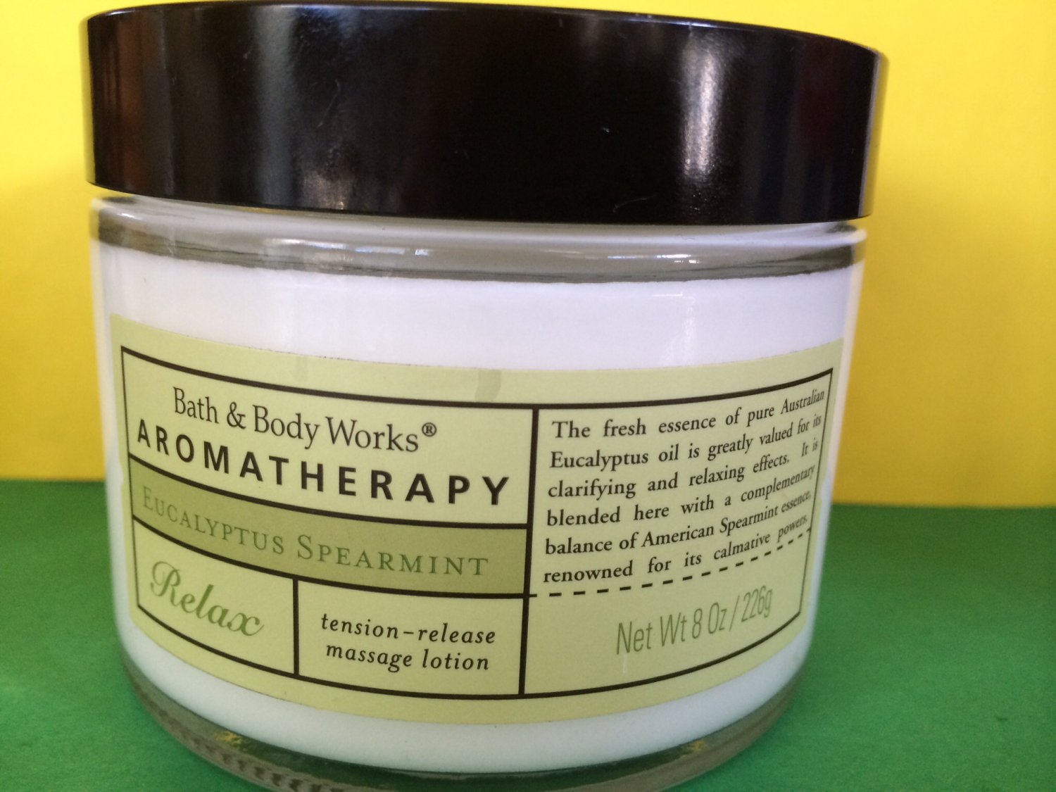 Bath And Body Works Aromatherapy Eucalyptus Spearmint Massage Lotion 1717