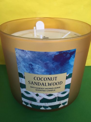 1 Bath & Body Works COCONUT SANDALWOOD Large 3-Wick Candle 14.5 oz 