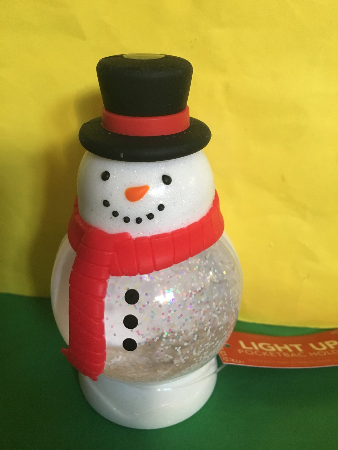 Bath and Body Works Snowman Snow globe Pocketbac Holder