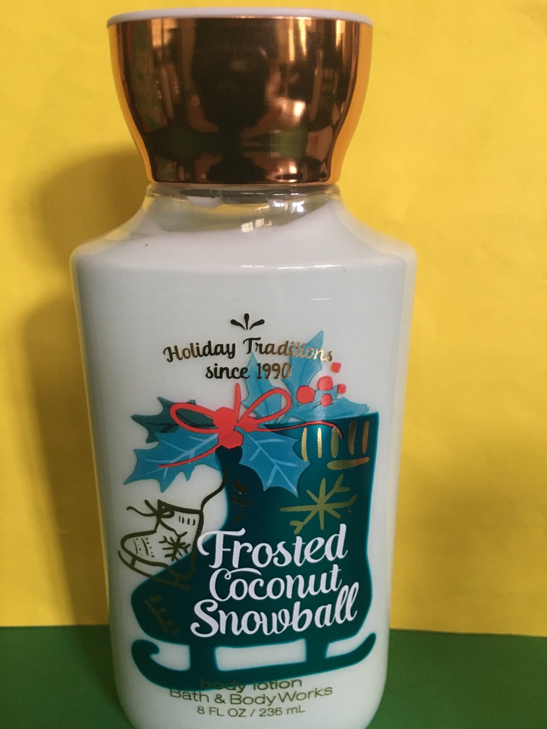 Bath & Body Works Frosted Coconut Snowball Body Lotion Full Size 8 oz