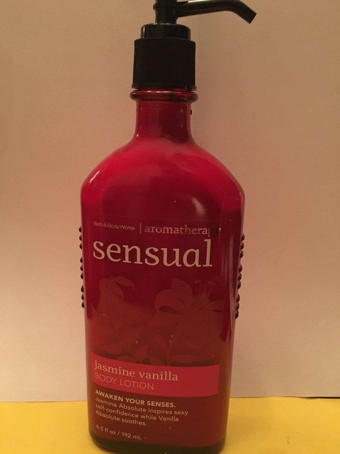 Bath & Body Works Aromatherapy Jasmine Vanilla Lotion Large Full Size