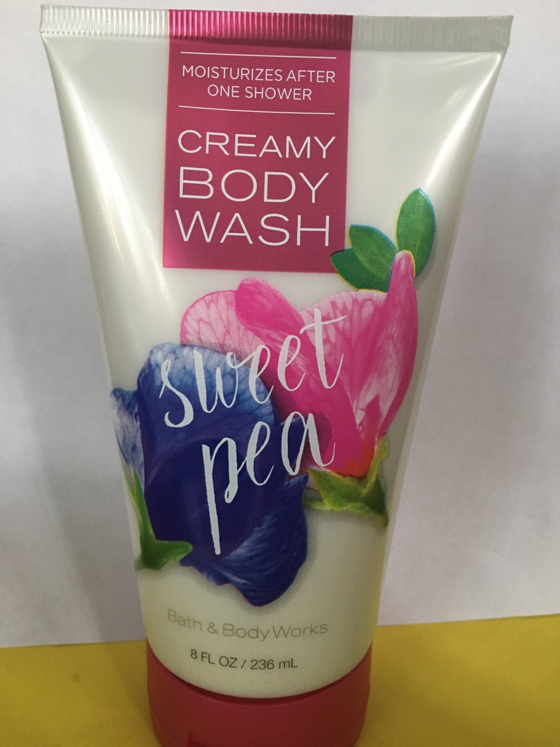 Bath and Body Works Sweet Pea Creamy Body Wash Large Full Size