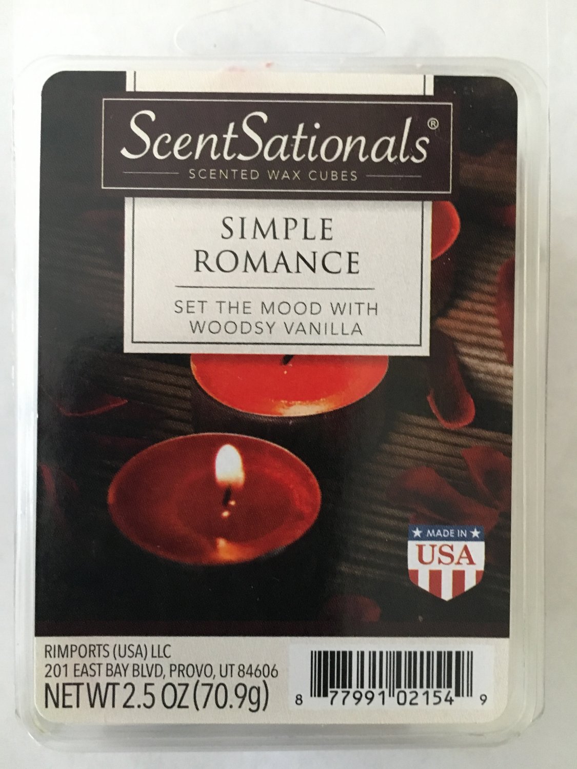 ScentSationals Simple Romance Scented Wax Cubes