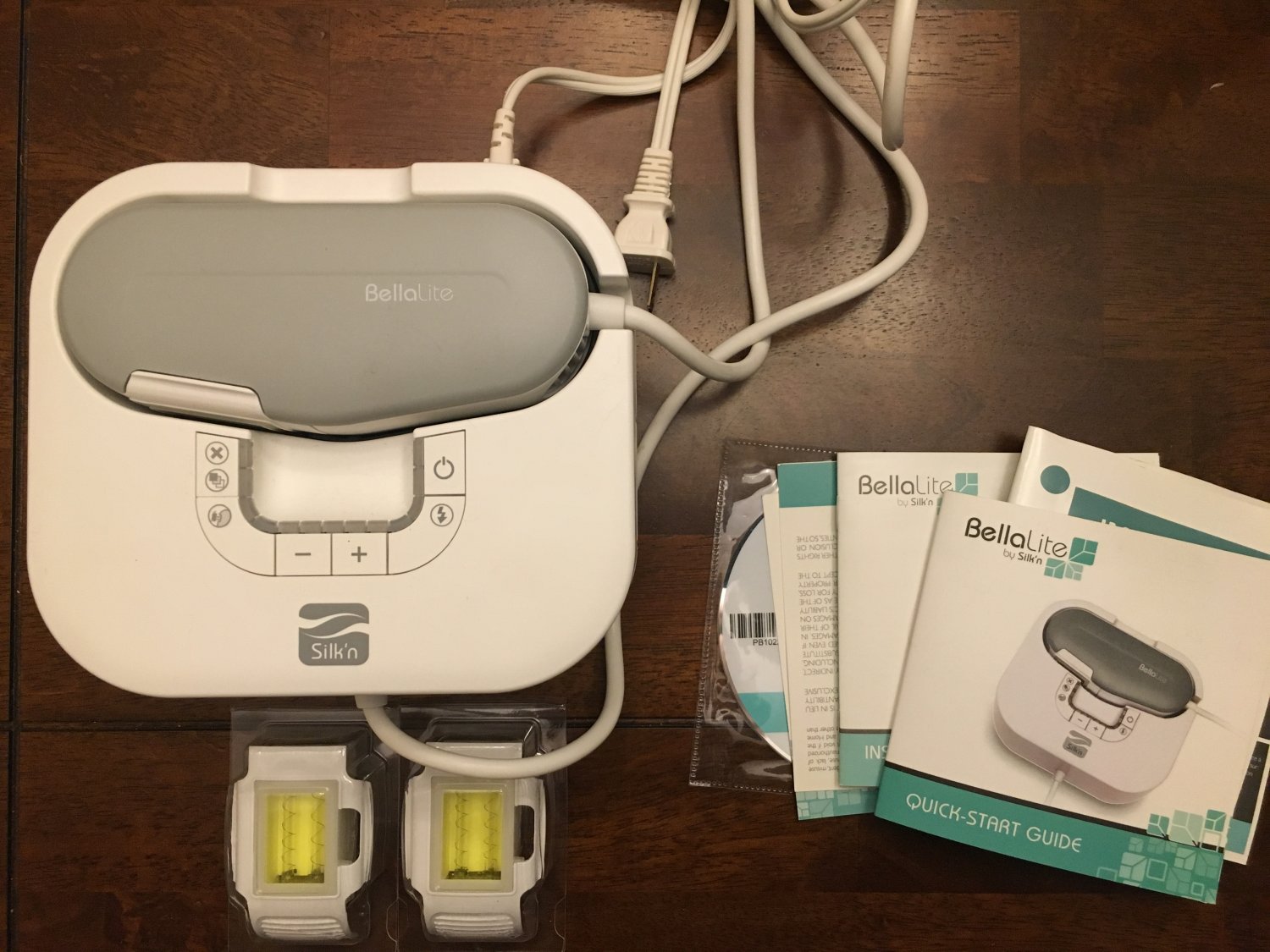 Silk'N BellaLite Hair Removal System with 3 Cartridges