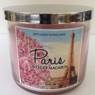 Bath and Body Works Paris Lavender Macaron 3 Wick Candle Full Size