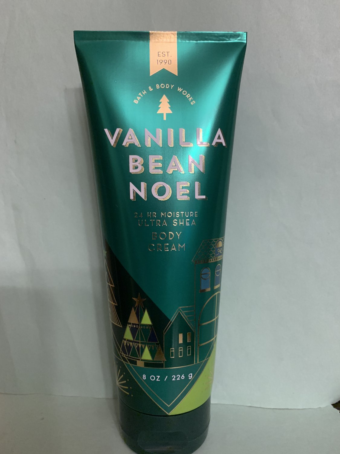 Bath and Body Works Vanilla Bean Noel Body Cream Large Full Size