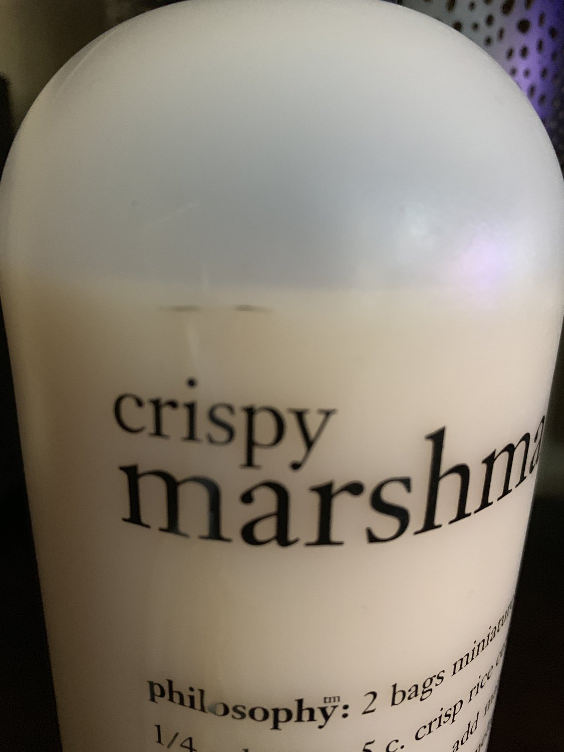 Philosophy XL As Is Crispy Marshmallow Bars 3 in 1 Shampoo, Bubble Bath