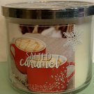 Bath & Body Works Salted Caramel Mug Label 3 Wick Candle Large