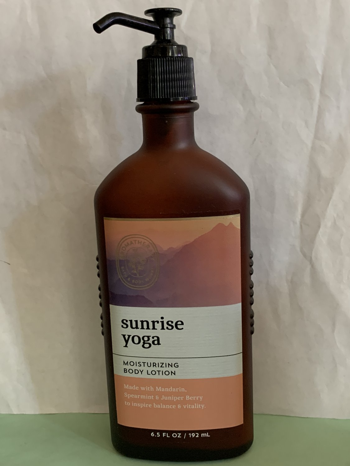 Bath & Body Works Aromatherapy Sunrise Yoga Lotion Large Full Size
