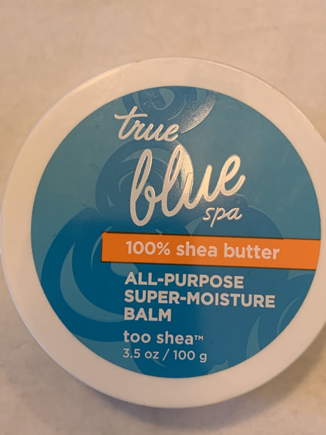 Bath And Body Works True Blue Spa 100 Shea Butter Moisture Balm Large