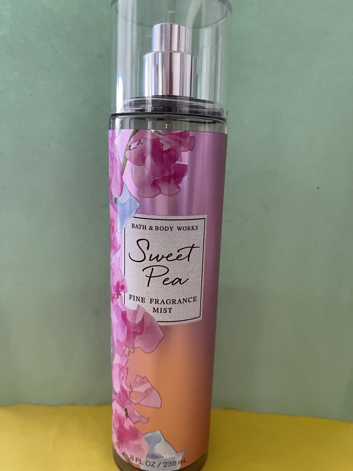 Bath And Body Works Sweet Pea Fine Fragrance Mist Full Size 