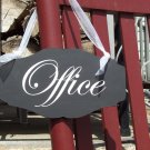 French Country Cottage Chic Style Shabby Office Store Wood Vinyl Sign