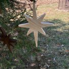 Christmas Wood Handmade Unfinished Wood Star Christmas Tree Ornament