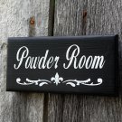 Bathroom Decor for the Door Interior Signs for Homes Directional Powder Room Sign