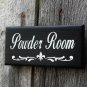 Bathroom Decor for the Door Interior Signs for Homes Directional Powder Room Sign