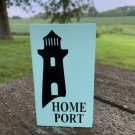 Nautical Sign Home Port Shelf Sitter Table Decor Tier Tray Accent