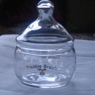 Vintage Shriner's Lidded Glass Container