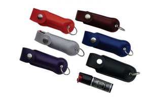 12 pack 1/2 oz Magnum OC-17 Pepper Spray Mace-UV Dye With Key Chain Cases Asst Color Cases