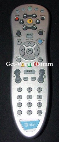 AT&T U-verse ATT Uverse Universal Remote Control (Replacement) OEM