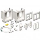 Flat Screen TV Bridge Kit 2 Recessed Power/Low Voltage TVBR2505K