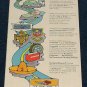 Vintage Kentucky Tennessee Conoco Touraid State Highway Road Transportation Map