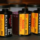 Lot of 3 Kodak Black & White 35mm Film C-41 BWC 24 exp 400 iso Unkwn Exp NEW