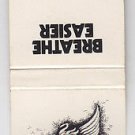 Retro Rare Briox Technologies Breathe Easier Matchless Matches Matchbook