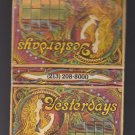 Retro Yesterdays A Nostalgic Establishment Food Drink Nostalgia Scened Matchbook
