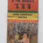 Vintage 'Old Glory Is Born' American Flag Seamstress DBS Lodge Racine Matchbook