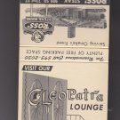 Vintage Cleopatra Lounge Ross' Steak House Omaha Nebraska Wide Matchbook
