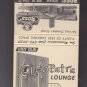 Vintage Cleopatra Lounge Ross' Steak House Omaha Nebraska Wide Matchbook