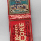 Vintage Koppers Coke Chicago Royal Blue Stores Coffee Matchbook Match Cover