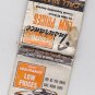 Vintage Retro Auto Insurance Co Advertisement Car Chevy Ford SU4-8000 Matchbook