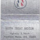 Vintage Retro Buick Automobile Raised Color Emblem Dealership Matchbook Rare