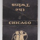 Vintage The Twins Chicago Illinois Liquor Advertisement Phone SA1-4040 Matchbook