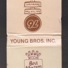 Vtg Best Western 76 Gas Station Logo Auto Truck Plaza Rafters Motor Matchbook