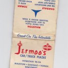 Vtg Rare Standard Gas Gasoline Jermoo's Car Truck Plazas Wisconsin Matchbook