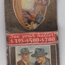 Vintage Rare Portis All American Styles Hat Maker Hatter Company Matchbook