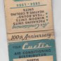 Vintage Retro Curtis Manufacturing Co Refrigeration St Louis Missouri Matchbook