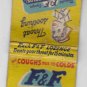 Vintage Retro F&F Cough Lozenges For Coughs Due To Colds Matchbook Matchcover