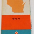 1973 - 1974 Standard Amoco Oil Wisconsin State Highway Transportation Road Map