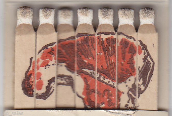 Vintage retro The Valley Supper Club Fine Foods & Liquors * FEATURE * Matchbook
