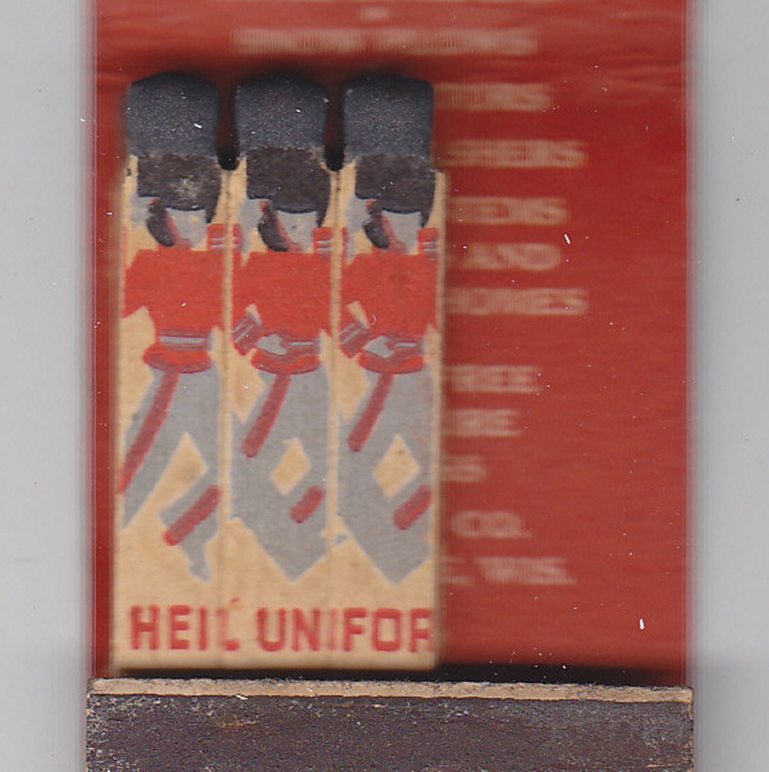 Vintage Retro The Heil Co. Oil Heating Milwaukee Wisconsin * Feature * Matchbook