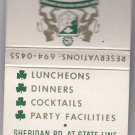 Retro Ray Radigans Kenosha Wisconsin Restaurant Four Leaf Clover Matchbook