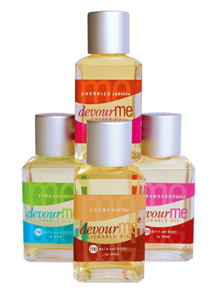 Devour Me Lickable Oil Pina Colada Favored Bath & Body Oil 1oz (29.5ml) New