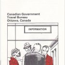 Vintage Canada Candadian Government Ottawa Border Crossing Information Pamphlet